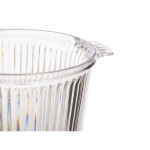 Cubitera Leknes CH26183 Transparente Poliestireno Rayas 16,5 x 17 x 21 cm (12 Unidades)