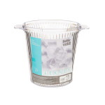 Cubitera Leknes CH26183 Transparente Poliestireno Rayas 16,5 x 17 x 21 cm (12 Unidades)