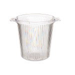 Cubitera Leknes CH26183 Transparente Poliestireno Rayas 16,5 x 17 x 21 cm (12 Unidades)