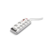 Regleta 7 Tomas Schuko con Interruptor Salicru SPS SAFE 7 RJ11 2300W (1,8 m)