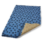 Alfombra Absorbente 2000 G./M. Azul Marino Con Huellas Antideslizante 1M X 0.75M