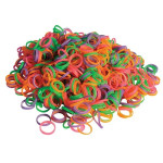 Gomitas De Latex. Surtido Colores Vivos  +/- 1000 Unid.