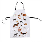 Delantal De Peluquería. Algodón + Pvc Cachorros