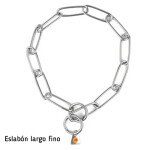 Collar Cadena Acero Inoxidable 54Cm Eslabón Largo