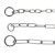 Collar Cadena Acero Cromado 0.32X45Cm Eslabón Corto