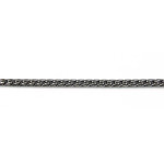 Collar Cadena Máxima Elegancia 5Mm 73Cm Antracita