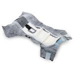 Pañales Para Perros Talla 1 - 32-42Cm - Negro (12 Uds.)