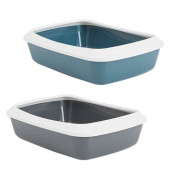 Bandeja Wc Iriz Blanco/Gris