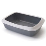 Bandeja Wc Iriz Blanco/Gris