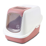 Wc Gatos Nestor Con Puerta Abatible Y Filtro / Negro