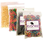 Gomitas De Latex. Color Negro  +/- 1000 Unid.