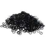 Gomitas De Latex. Color Negro  +/- 1000 Unid.