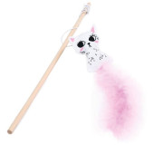 Caña Para Gatos "Gato Con Plumas"