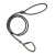 Correa Lazo Nylon Redondo Negro 1.2X165Cm
