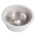 Comedero Melamina Come-Despacio Gris 950 Ml