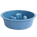 Comedero Melamina Come-Despacio Gris 950 Ml