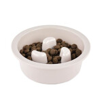 Comedero Melamina Come-Despacio Gris 950 Ml