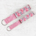 Collar Martingale Floral Rosa 4X30-46Cm