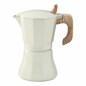 Cafetera Italiana Oroley Petra Crema Aluminio 6 Tazas