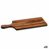 Tabla de cortar Kinvara 78377 Negro 17,3 x 1,5 x 44,8 cm (12 Unidades)