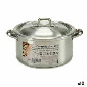 Cacerola Con Tapa Kinvara 100003 Plateado 1,5 L 18 x 10 x 23,5 cm (10 Unidades)