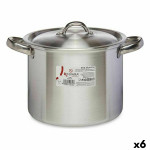 Olla con Tapa Kinvara 100033 Plateado Aluminio Ø 20 cm (6 Unidades)