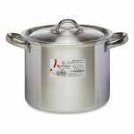Olla con Tapa Kinvara 100033 Plateado Aluminio Ø 20 cm (6 Unidades)