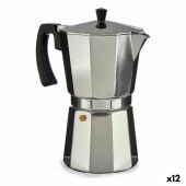 Cafetera Italiana Kinvara A111RA-1200 Plateado Aluminio 650 ml (12 Unidades)