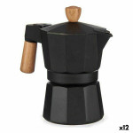 Cafetera Italiana Kinvara A611BQ-3 T Marrón Negro Madera Aluminio 150 ml (12 Unidades)