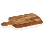Tabla de cortar Kinvara 78380 Blanco 25,7 x 1,5 x 40 cm (12 Unidades)