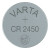 Pila de Botón de Litio Varta CR2450 3 V CR2450 560 mAh 1.55 V