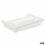 Escurridor para Fregadero Kinvara 2601407-2 Blanco Plástico 42,5 x 7 x 29,5 cm (24 Unidades)
