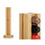 Soporte para 36 Cápsulas de Café Kinvara CN-KT225036 Bambú 11 x 11 x 34 cm Giratorio (6 Unidades)