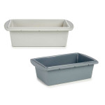 Molde para Repostería Kinvara HH038 Gris claro Gris oscuro Silicona 1,5 L 16 x 7 x 27,5 cm Bizcocho (6 Unidades)