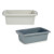 Molde para Repostería Kinvara HH038 Gris claro Gris oscuro Silicona 1,5 L 16 x 7 x 27,5 cm Bizcocho (6 Unidades)