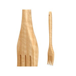 Paleta de Cocina Kinvara KT143045-1 Madera 7 x 35 x 2 cm Tenedor (12 Unidades)