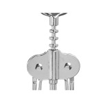 Sacacorchos Kinvara 711 Metal 5,7 x 17 x 4 cm (12 Unidades)