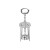 Sacacorchos Kinvara 711 Metal 5,7 x 17 x 4 cm (12 Unidades)