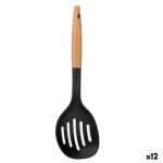 Espumadera Kinvara 79622 Negro Natural Madera 11 x 35 x 4 cm (12 Unidades)