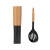 Espumadera Kinvara 79622 Negro Natural Madera 11 x 35 x 4 cm (12 Unidades)