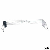 Escurridor para Fregadero Kinvara W3422A-1 Plateado Metal 104 x 15,5 x 19 cm Doble (4 Unidades)