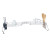 Escurridor para Fregadero Kinvara W3422A-1 Plateado Metal 104 x 15,5 x 19 cm Doble (4 Unidades)
