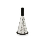 Rallador Kinvara Negro Plateado Plata Acero Inoxidable ABS TPR 11,5 x 24,5 x 11,5 cm (12 Unidades)