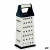 Rallador Kinvara KT171464 Negro Plateado Acero Inoxidable ABS TPR 9,5 x 21,5 x 6,7 cm (12 Unidades)