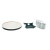 Set de Aperitivo DKD Home Decor Madera 22 x 22 x 1 cm Hojas Verde Gres