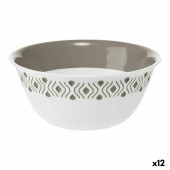 Bol para Aperitivos Stefanplast Tosca Beige Plástico 23 x 10 x 23 cm (12 Unidades)
