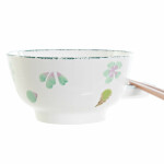 Set de Sushi DKD Home Decor 25 x 25 x 6,5 cm Porcelana Madera Blanco Verde Oriental (6 Piezas) (25 x 25 x 6,5 cm) (6 pcs)