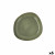 Plato Hondo Bidasoa Ikonic Cerámica Verde (20,5 x 19,5 cm) (Pack 6x)