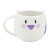 Taza con Plato Gorjuss Smitten kitten Blanco Negro Cerámica Posavasos Taza