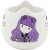 Taza con Plato Gorjuss Smitten kitten Blanco Negro Cerámica Posavasos Taza